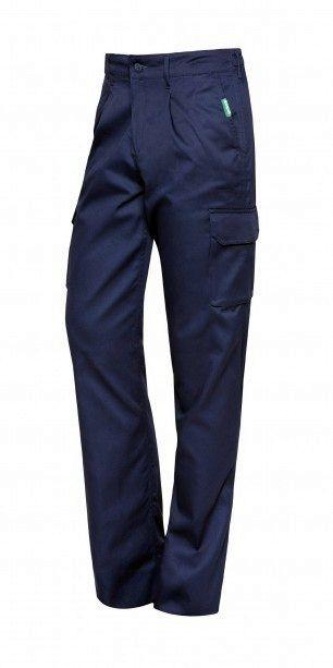 PANTALON CINT. ELAST. 100%  ALGODON MARINO T 36-38