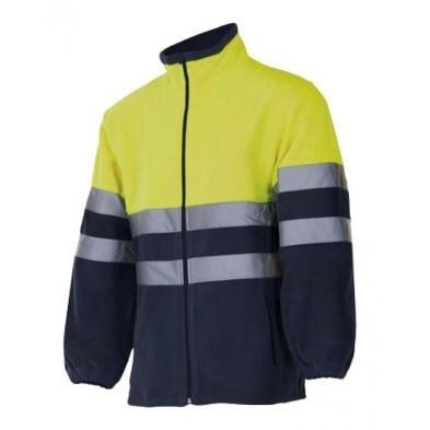 CHAQUETA POLAR A/V BICOLOR  AMA/MAR T-XS.