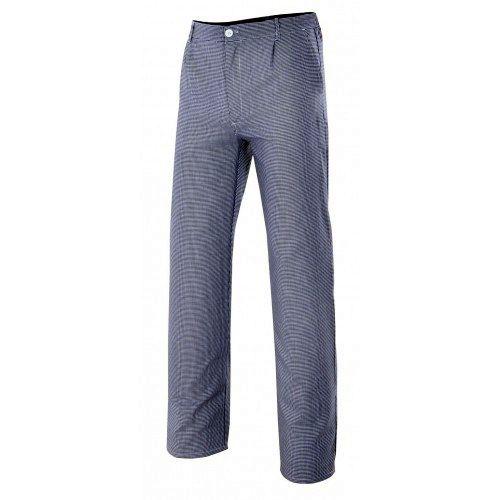 PANTALÓN COCINERO CUADROS  MARINO T-40.