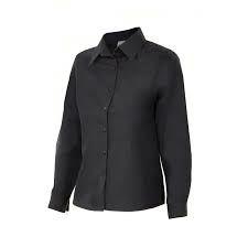 CAMISA SEÑORA M.L. NEGRA T-L