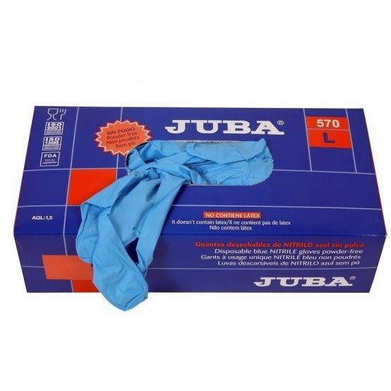 GUANTE NITRILO USAR Y TIRAR  S/POLV T-M.(100 Uds)