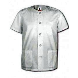 CHAQUETA PIJAMA BLANCA  ABIERTA T-2