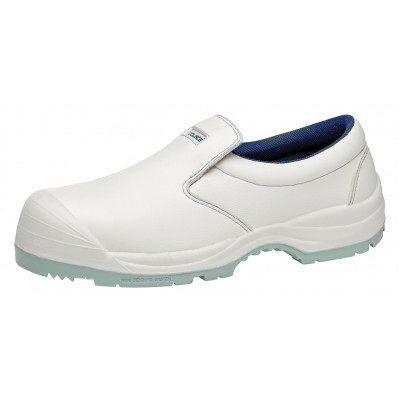 ZAPATO ALISO BLANCO PUNTERA  NO METALICA S1T-41.