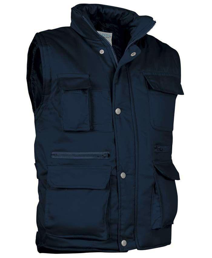 CHALECO AZUL MULTIBOLSILLO   T-S.