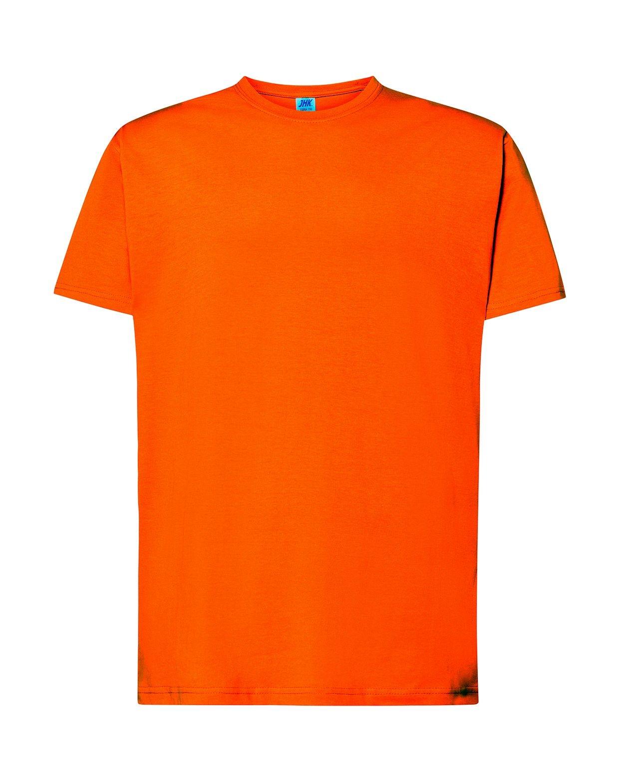 CAMISETA NARANJA PRELAVADA  155 GRS. T-XL.