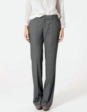 PANTALON SRA. GRIS POLIESTER  T-42