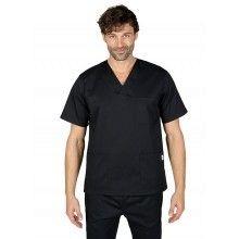 CAMISOLA PIJAMA NEGRO C/ PICO  T-XS